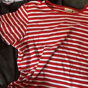 striped tee shirt